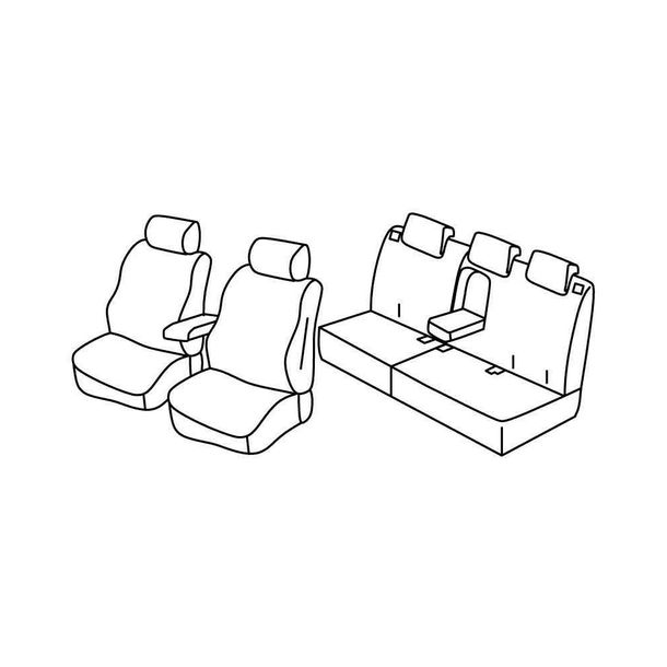 Coprisedili Lampa Set Superior - Beige - compatibili per Honda HR-V (09/15>10/21)