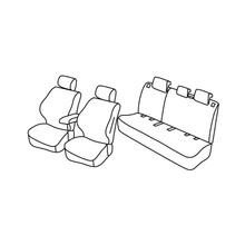 Capas de Assento Lampa Conjunto Superior - Preto/Cinza - compatível para Suzuki Ignis (01/17>)