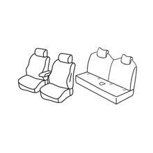 Capas de Assento Lampa Set Superior - Bege - compatível para Mini Mini (R50) (09/01>10/06)