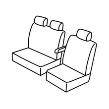 Capas de Bancos Lampa Set Superior - Cinza/Preto - compatível para Iveco Daily (05/06>05/14)