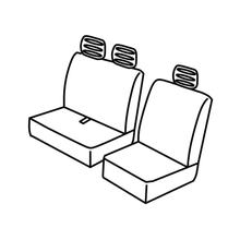Coprisedili Lampa Set Superior - Nero/Blu - compatibili per Fiat Scudo (01/95>12/06)