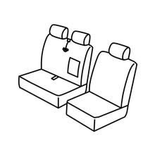 Pokrowce na fotele Lampa Zestaw Superior - Orzechowy - kompatybilne z Citroen Jumpy (01/07>03/16) - Fiat Scudo (01/07>04/16) - Peugeot Expert (01/07>03/16)