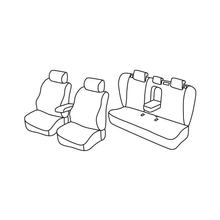Stoelbekleding Lampa Set Superior - Grijs/zwart - compatibel voor Bmw X5 (E53) (05/00>02/07)