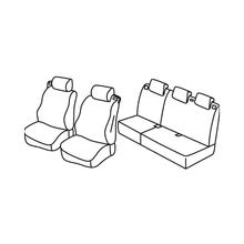 Stoelhoezen Lampa Set Superior - Beige - compatibel voor Ford B-Max (10/12>07/18)