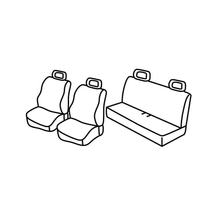 Set de housses de siège Superior - Nocciola - compatible pour Fiat Panda (09/03>01/12)