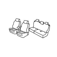 Habillages de siège Lampa Set Superior - Beige - compatible pour Volkswagen Amarok 4p (07/16>)