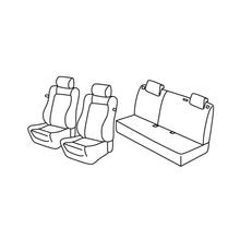 Capas de Assento Lampa Set Superior - Nocciola - compatível para Opel Corsa D 3p (09/06>11/14)