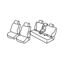 Coprisedili Lampa Set Superior - Grigio/nero - compatibili per Bmw Serie 5 (F10) (01/10>01/17)