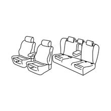Coprisedili Lampa Set Superior - Grigio/Nero - compatibili per Audi A6 4p (04/11>06/18)
