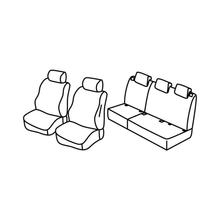 Capas de Bancos Lampa Set Superior - Nocciola - compatível para Citroen C3 Picasso (11/12>09/16)