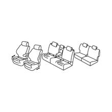 Sitzbezüge Lampa Set Superior - Nocciola - kompatibel für Bmw Serie 2 Gran Tourer (05/15>)