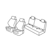 Sitzbezüge Lampa Set Superior - Beige - kompatibel für Opel Corsa E 5p (12/14>08/19)