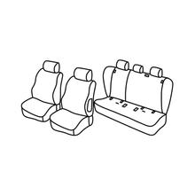 Sitzbezüge Lampa Set Superior - Beige - kompatibel für Bmw Serie 1 (E87) (09/04>08/11)