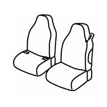 Sitzbezüge Lampa Set Superior - Grau/schwarz - kompatibel für Smart Fortwo (11/14>)