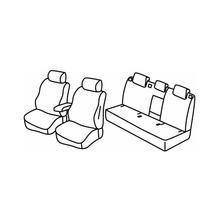 Sitzbezüge Lampa Set Superior - Nocciola - kompatibel für Seat Ateca (07/16>)