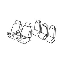 Sitzbezüge Lampa Set Superior - Nocciola - kompatibel für Ford C-Max 7 (11/10>03/20)