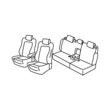 Sitzbezüge Lampa Set Superior - Beige - kompatibel für Citroen C5 4p (05/08>12/17)