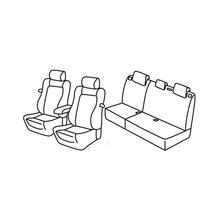 Stoelhoezen Lampa Set Superior - Nocciola - compatibel voor Citroen C4 3-deurs (01/05>10/10)