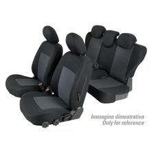 Stoelhoezen Lampa Set Superior - Zwart/Grijs - compatibel voor Nissan X-Trail (06/14>)