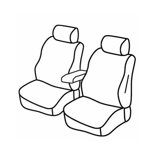 Coprisedili Lampa Set Superior - Beige - compatibili per Fiat Doblò Cargo (11/00>12/09)