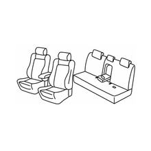 Sitzbezüge Lampa Set Superior - Nocciola - kompatibel für Toyota Rav4 (03/13>02/19)