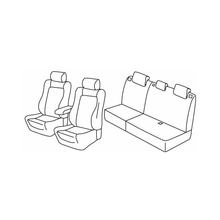 Sitzbezüge Lampa Set Superior - Beige - kompatibel für Ford Kuga (03/13>10/19)