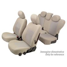 Sitzbezüge Lampa Set Superior - Beige - kompatibel für Citroen C8 (11/02>12/13) - Fiat Ulysse (06/02>12/10) - Lancia Phedra (09/02>11/10) - Peugeot 807 (10/02>01/08)