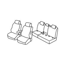 Coprisedili Lampa Set Superior - Beige - compatibili per Volkswagen Tiguan (05/16>)