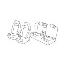 Coprisedili Lampa Set Superior - Nocciola - compatibili per Skoda Superb 4p (07/15>)