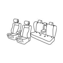 Coprisedili Lampa Set Superior - Grigio/Nero - compatibili per Renault Talisman 4p (02/16>12/20)