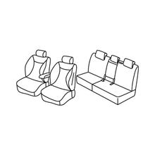 Seat Covers Lampa Set Superior - Hazelnut - compatible for Kia Sorento (02/15>10/20)