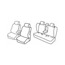 Seat Covers Lampa Set Superior - Hazelnut - compatible for BMW 3 Series Touring (E91) (09/05>05/12)