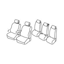Sitzbezüge Lampa Set Superior - Beige - kompatibel für Renault Scenic X-Mod 5 posti (09/09>09/16)