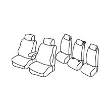 Stoelhoezen Lampa Set Superior - Beige - geschikt voor Renault Scenic X-Mod 5 zitplaatsen (09/09>09/16)