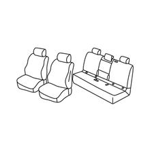 Sitzbezüge Lampa Set Superior - Beige - kompatibel für Mercedes GLC Coupè (10/16>)