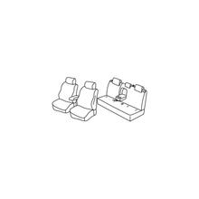 Habillages de siège Lampa Set Superior - Noir/Gris - compatibles pour Mazda CX-3 (06/15>)