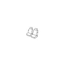 Ensemble de housses de siège Superior - Nocciola - compatible pour Volkswagen Caddy (11/95>12/03)
