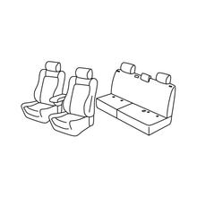 Housses de siège Lampa Set Superior - Beige - compatibles pour Volkswagen Amarok 4p (04/11>)