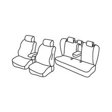 Stoelhoezen Lampa Set Superior - Beige - compatibel voor Hyundai i40 4-deurs (04/12>06/15)
