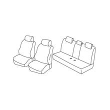 Stoelhoezen Lampa Set Superior - Nocciola - compatibel voor Bmw Serie 7 (E65) (E66) (11/01>09/08)