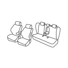 Stoelhoezen Lampa Set Superior - Beige - compatibel voor Honda Accord 4-deurs (06/08>11/11)