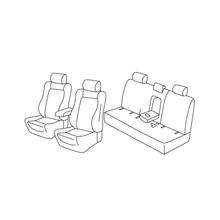Stoelhoezen Lampa Set Superior - Grijs/zwart - compatibel voor Kia Sportage (03/16>)