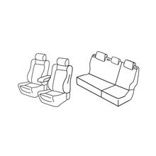 Stoelhoezen Lampa Set Superior - Nocciola - compatibel voor Volkswagen Polo 5p (05/14>09/17)