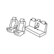 Stoelhoezen Lampa Set Superior - Beige - geschikt voor Ford Mondeo 4-deurs (11/14>) - Ford Mondeo Hybrid (11/14>)