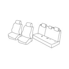 Housses de siège Lampa Set Superior - Gris/noir - compatible pour Mazda CX-3 (06/15>)