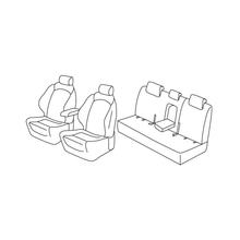 Ensemble de housses de siège Superior - Nocciola - compatible pour Hyundai Tucson (09/15>10/20)