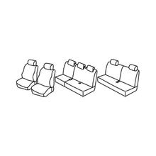 Potahy Lampa Set Superior - Černá/Šedá - kompatibilní pro Dacia Logan MCV 5p (02/07>06/13)