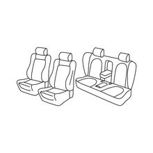 Coprisedili Lampa Set Superior - Nero/Grigio - compatibili per Volkswagen Passat cc(06/08>02/12)