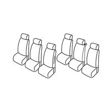 Potahy Lampa Set Superior - Černá/Šedá - kompatibilní pro Fiat Multipla (11/98>12/10)