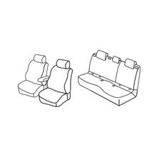 Seat Covers Lampa Set Superior - Black/Red - compatible for Skoda Octavia 5p (03/13>05/20)